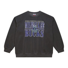 Milwaukee Bucks NBA Downtown Collection Fleece Sweatshirt New