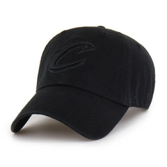 Cleveland Cavaliers '47 Black on Black Clean Up Adjustable Hat On Sale