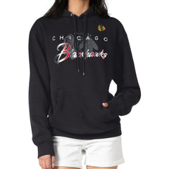 Chicago Blackhawks G-III 4Her by Carl Banks Shadow Logo Fleece Pullover Hoodie Discount