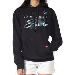San Jose Sharks G-III 4Her by Carl Banks Shadow Logo Fleece Pullover Hoodie For Sale