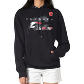 Calgary Flames G-III 4Her by Carl Banks Shadow Logo Fleece Pullover Hoodie On Sale