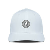 Tampa Bay Lightning Levelwear Rise Slate & Snow Structured Flex Hat For Sale