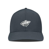 Minnesota Wild Levelwear Rise Slate & Snow Structured Flex Hat Discount