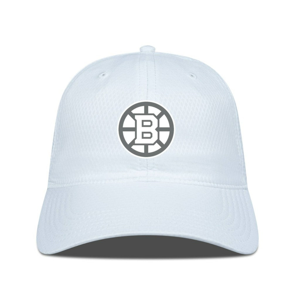 Boston Bruins Levelwear Matrix Slate & Snow Unstructured Adjustable Hat Online