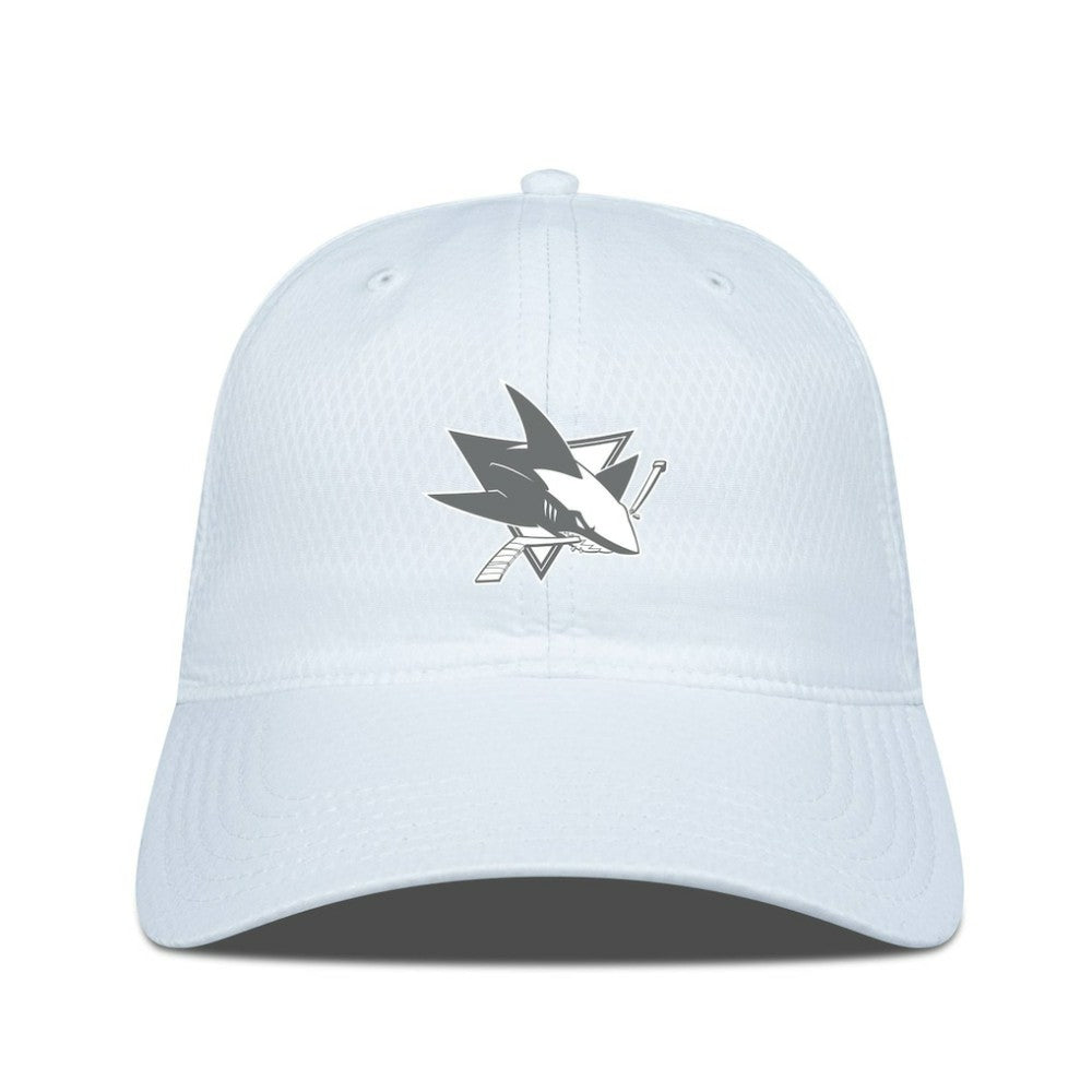 San Jose Sharks Levelwear Matrix Slate & Snow Unstructured Adjustable Hat Online