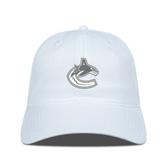 Vancouver Canucks Levelwear Matrix Slate & Snow Unstructured Adjustable Hat Discount