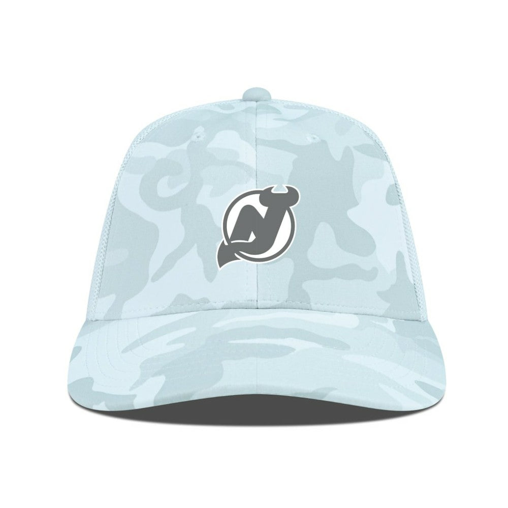 New Jersey Devils Levelwear Clash Slate & Snow Meshback Flex Hat Outlet