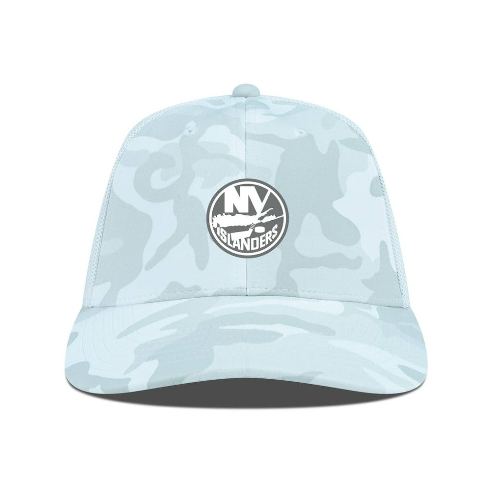 New York Islanders Levelwear Clash Slate & Snow Meshback Flex Hat Discount