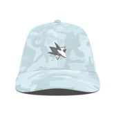 San Jose Sharks Levelwear Clash Slate & Snow Meshback Flex Hat Sale