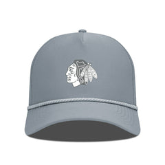 Chicago Blackhawks Levelwear Gordon Slate & Snow Rope Adjustable Hat Outlet
