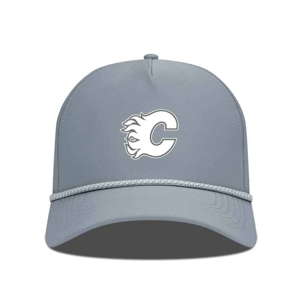 Calgary Flames Levelwear Gordon Slate & Snow Rope Adjustable Hat Online