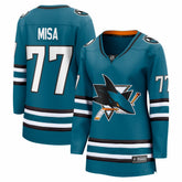 Michael Misa San Jose Sharks Fanatics Women's Breakaway Jersey For Sale