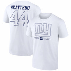 New York Giants Cam Skattebo Tonal Player Name & Number T-Shirt