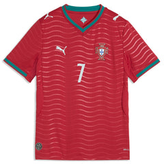 Cristiano Ronaldo Portugal National Team Youth 2026 Home Replica Jersey Red - Puma