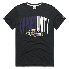 Baltimore Ravens Homage Unisex 2025 Inspire Change Opportunity Tri-Blend T-Shirt