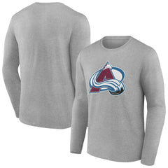 Colorado Avalanche Women's Primary Logo Long Sleeve V-Neck T-Shirt Sale