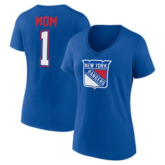 New York Rangers Women's Mother's Day V-Neck T-Shirt Sale