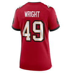 Tampa Bay Buccaneers Nike Owen Wright Women's Team Game Jersey