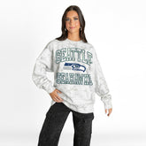 Seattle Seahawks Gameday Couture Women's Whiteout Oversized Premium Fleece Sweatshirt