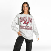 Tampa Bay Buccaneers Gameday Couture Women's Whiteout Oversized Premium Fleece Sweatshirt