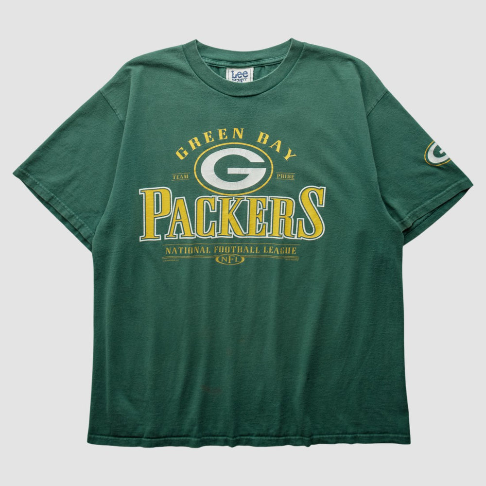 Green Bay Packers Fanatics Lee Apparel 90s T-Shirt