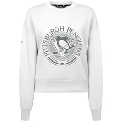 Pittsburgh Penguins Levelwear Women's Slate & Snow Sponge Tri-Blend Sweatshirt For Sale