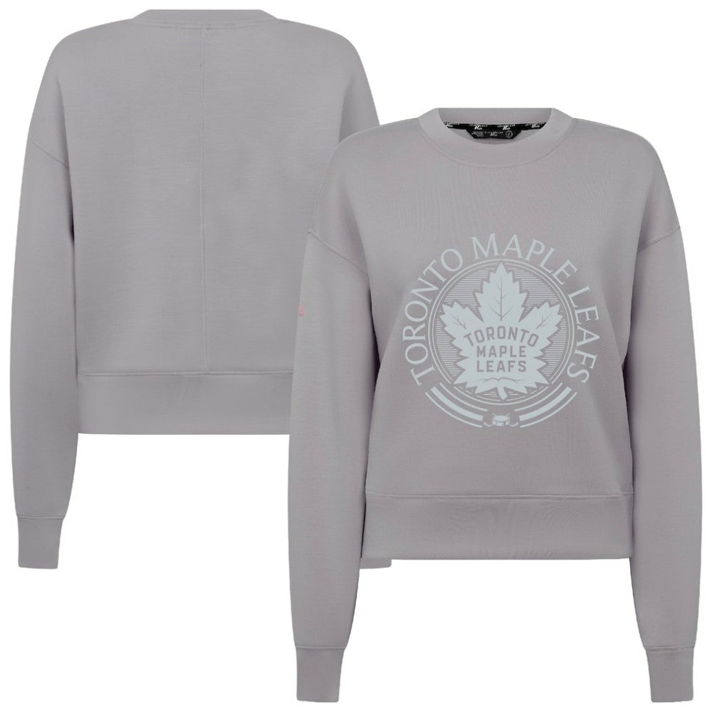 Toronto Maple Leafs Levelwear Women's Slate & Snow Sponge Tri-Blend Sweatshirt Outlet