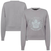 Toronto Maple Leafs Levelwear Women's Slate & Snow Sponge Tri-Blend Sweatshirt Outlet