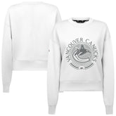 Vancouver Canucks Levelwear Women's Slate & Snow Sponge Tri-Blend Sweatshirt Online