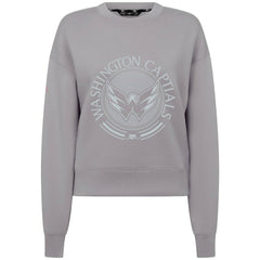 Washington Capitals Levelwear Women's Slate & Snow Sponge Tri-Blend Sweatshirt Outlet