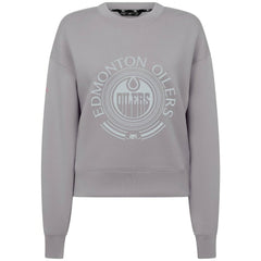 Edmonton Oilers Levelwear Women's Slate & Snow Sponge Tri-Blend Sweatshirt Online