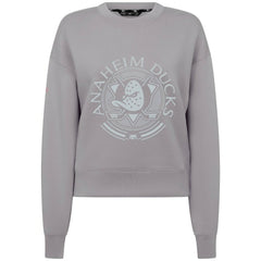 Anaheim Ducks Levelwear Women's Slate & Snow Sponge Tri-Blend Sweatshirt Discount