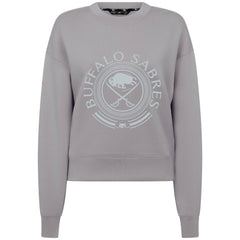 Buffalo Sabres Levelwear Women's Slate & Snow Sponge Tri-Blend Sweatshirt Sale