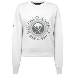 Buffalo Sabres Levelwear Women's Slate & Snow Sponge Tri-Blend Sweatshirt Outlet