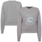 Calgary Flames Levelwear Women's Slate & Snow Sponge Tri-Blend Sweatshirt Discount