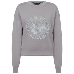 Chicago Blackhawks Levelwear Women's Slate & Snow Sponge Tri-Blend Sweatshirt Online