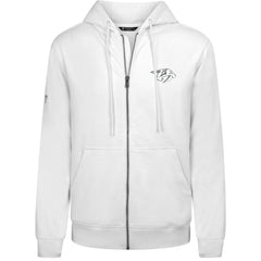 Nashville Predators Levelwear Podium Chenille Logo Full-Zip Hoodie On Sale