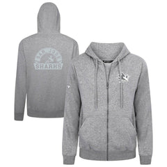San Jose Sharks Levelwear Podium Chenille Logo Full-Zip Hoodie Discount