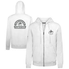 Vancouver Canucks Levelwear Podium Chenille Logo Full-Zip Hoodie For Sale