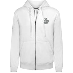 Edmonton Oilers Levelwear Podium Banner Arch Full-Zip Hoodie Outlet