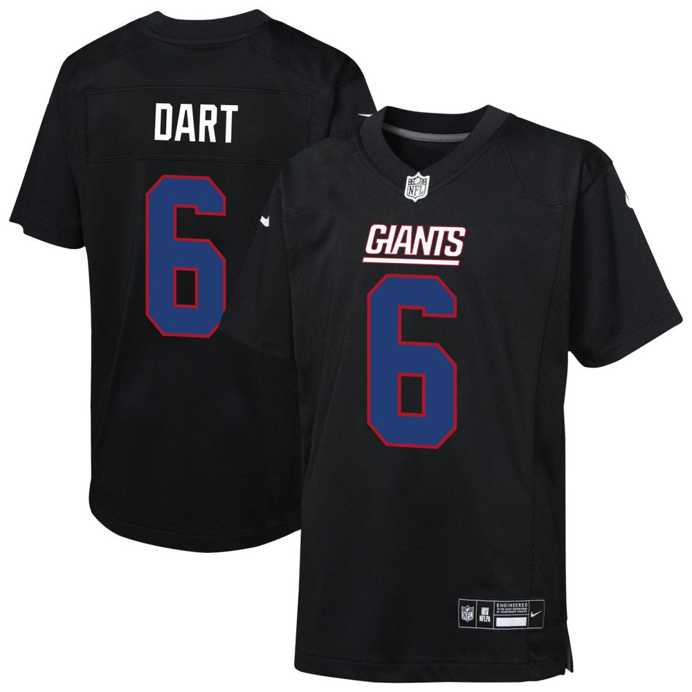New York Giants Nike Jaxson Dart Youth Fashion Game Jersey