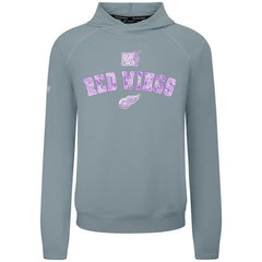 Detroit Red Wings Levelwear Hockey Fights Cancer Mandate Tri-Blend Hoodie Discount