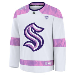 Seattle Kraken Fanatics Hockey Fights Cancer Survivor Practice Jersey For Sale
