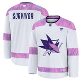 San Jose Sharks Fanatics Hockey Fights Cancer Survivor Practice Jersey Online
