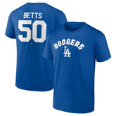 Mookie Betts Los Angeles Dodgers Winning Streak Name & Number T-Shirt | MLB Shop