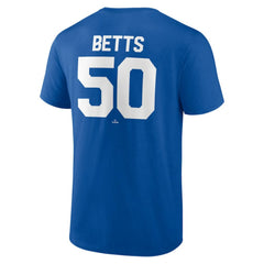 Mookie Betts Los Angeles Dodgers Winning Streak Name & Number T-Shirt | MLB Shop