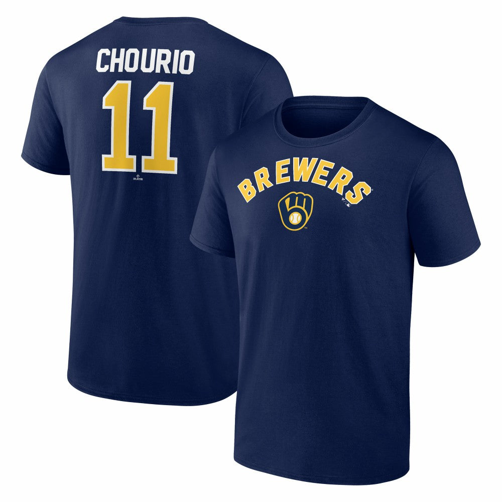 Jackson Chourio Milwaukee Brewers Winning Streak Name & Number T-Shirt | MLB For sale