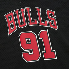Dennis Rodman Chicago Bulls Mesh Name & Number Short Sleeve Hoodie sale Online