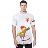 San Francisco Giants New Era MLB x Simpsons Homer Wunderbat SS Tee | MLB For sale
