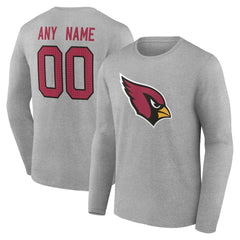 Arizona Cardinals Team Authentic Personalized Name & Number Long Sleeve T-Shirt